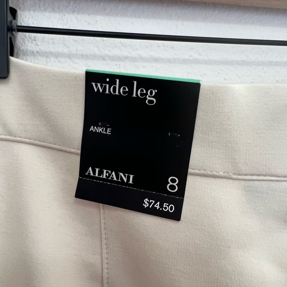 Alfani ankle wide leg dress pants size 8 - Picture 6 of 6